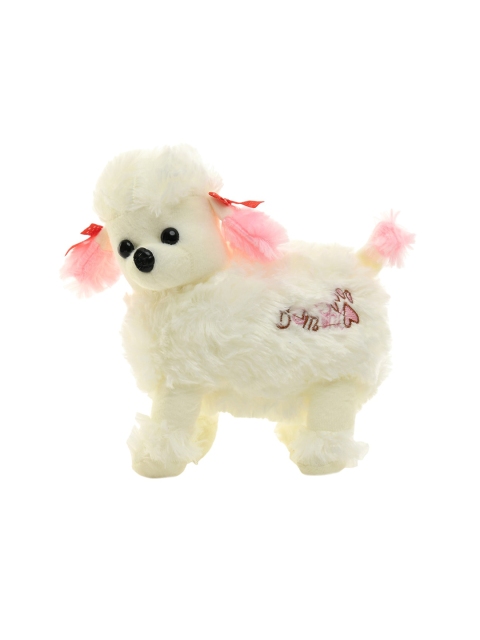 

DukieKooky Kids Off-White & Pink Soft Puppy Soft Toy