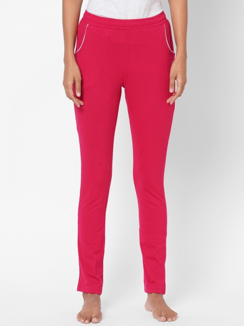 

Sweet Dreams Women Fuchsia Pink Solid Lounge Pants