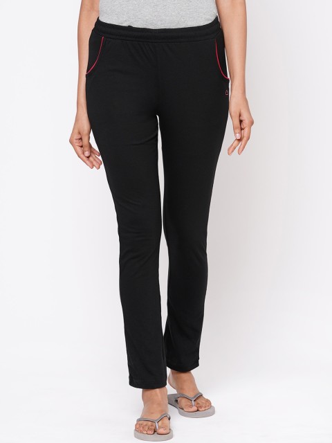 

Sweet Dreams Women Black Solid Lounge Pants