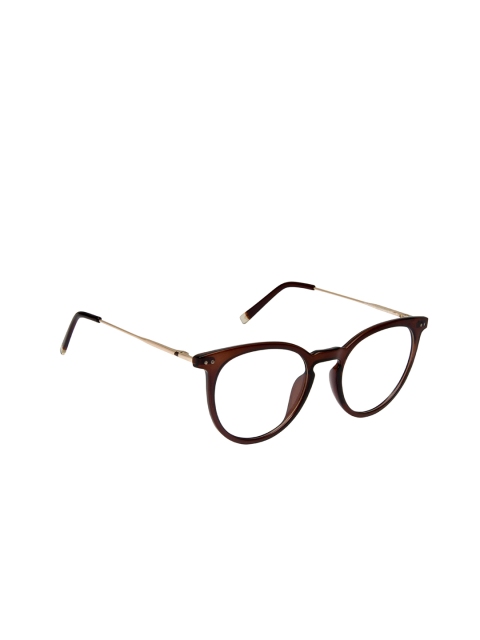 

David Blake Women Brown Solid Full Rim Round Frames EWDB2376MWZKM007C3