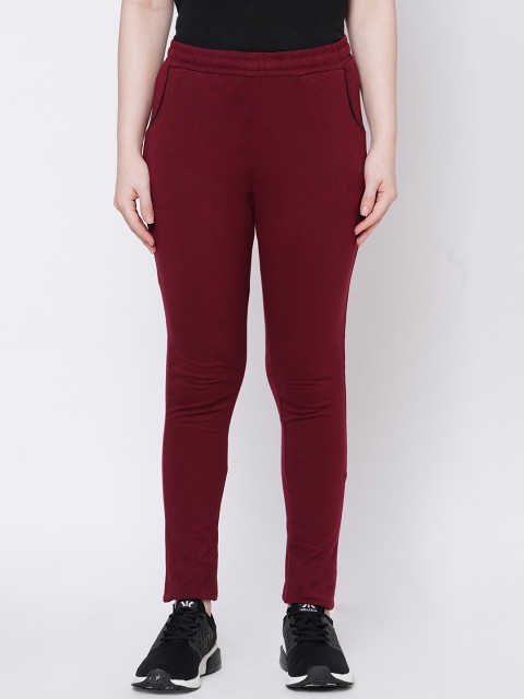

Sweet Dreams Women Maroon Solid Slim-Fit Track Pants