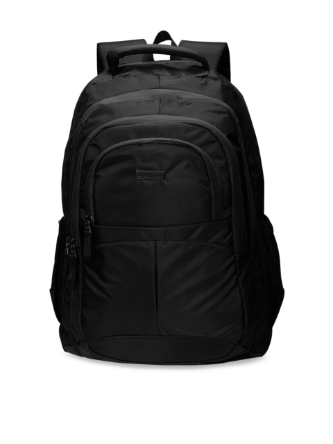 

COSMUS Unisex Black Solid Backpack