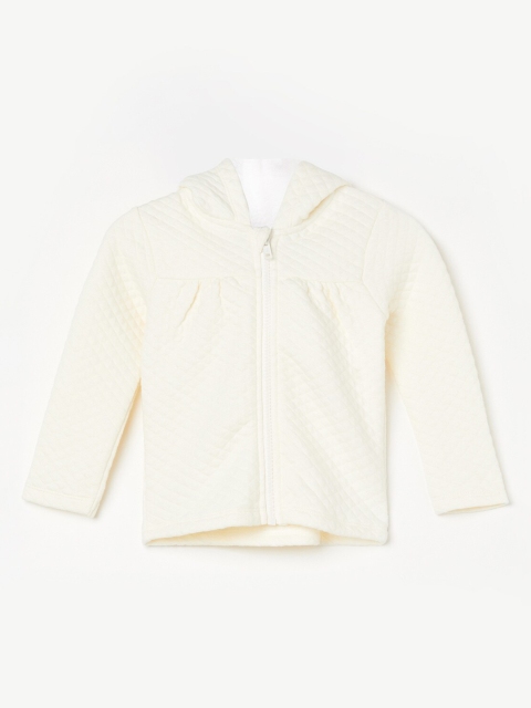 

Juniors by Lifestyle Girls Off-White Solid Sweatshirt