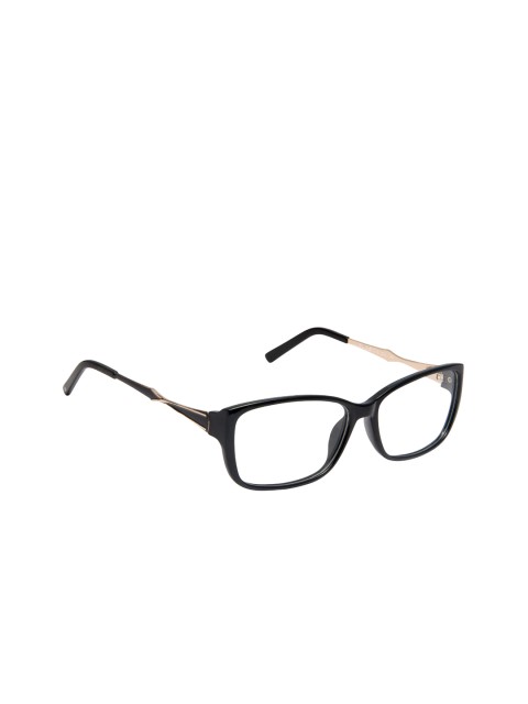 

David Blake Unisex Black Solid Full Rim Rectangle Frames EWDB2353MWZKM008C1