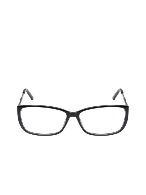 

David Blake Unisex Black Solid Full Rim Rectangle Frames EWDB2356MWZKM008C4