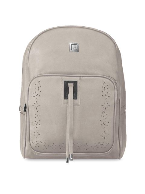 

Mounthood Women Grey Solid Backpack