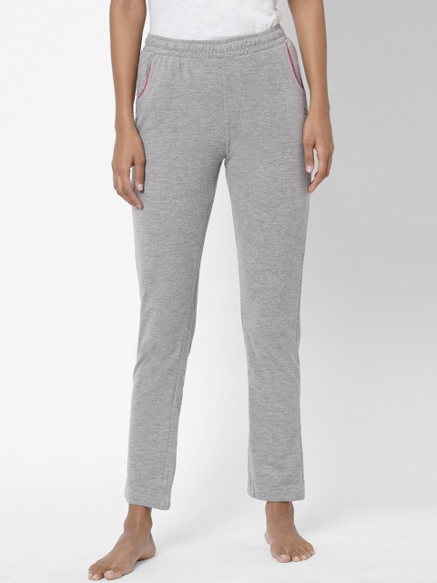 

Sweet Dreams Women Grey Melange Solid Lounge Pants