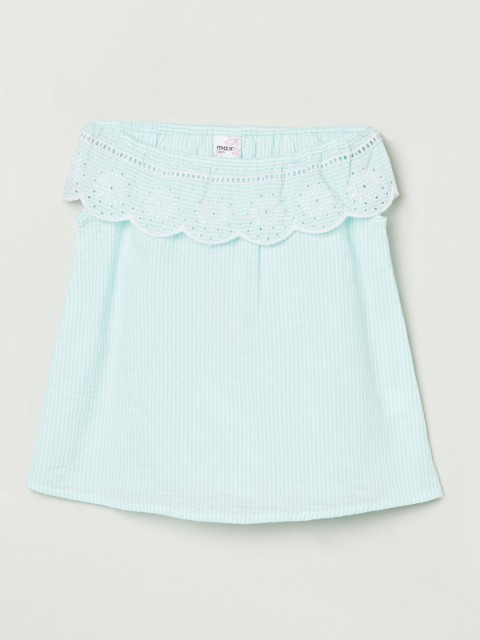 

max Girls Blue Striped Top