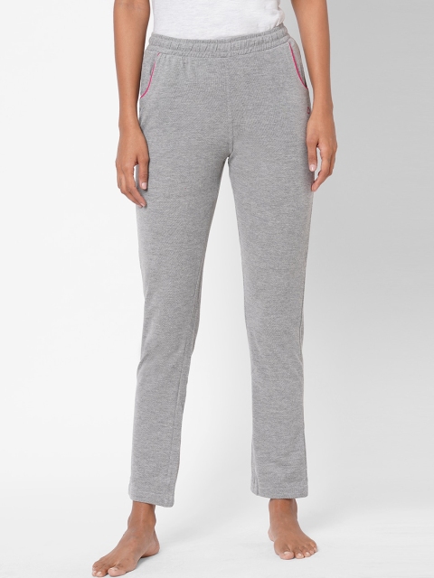 

Sweet Dreams Women Grey Melange Solid Lounge Pants