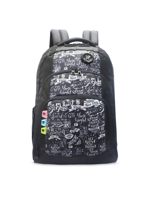

Arctic Fox Unisex Black & White Typography Backpack