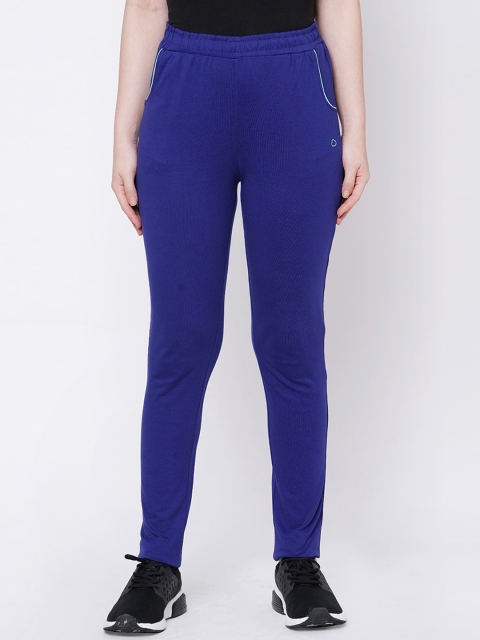 

Sweet Dreams Women Blue Solid Slim-Fit Track Pants
