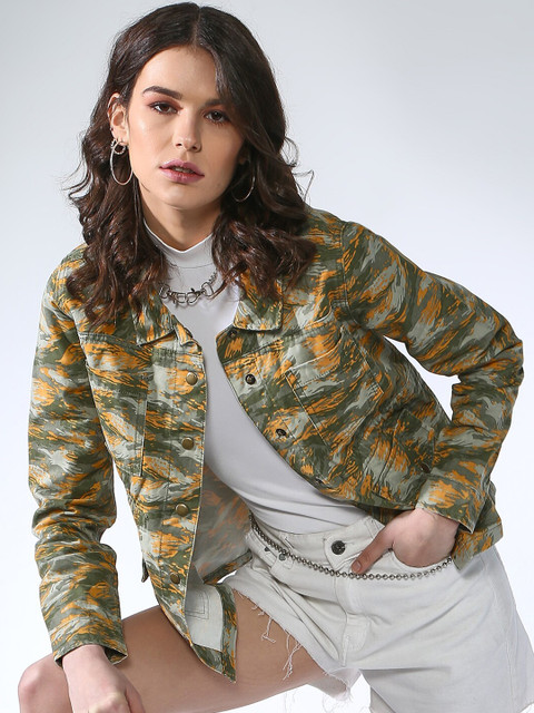 

Blue Saint Women Multicoloured Printed Lightweight Shacket, Multi