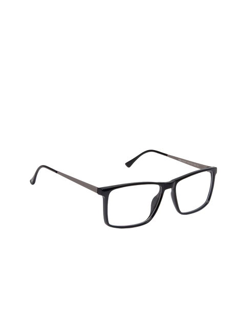 

David Blake Unisex Black Solid Full Rim Rectangle Frames EWDB2378MWZKM010C1