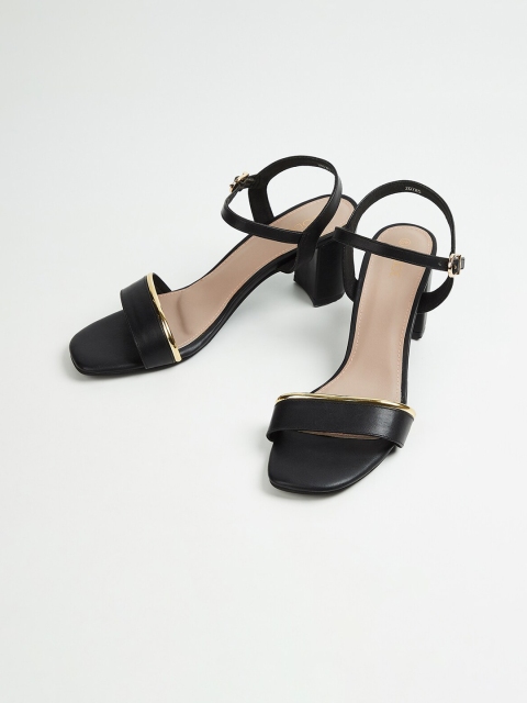 

CODE by Lifestyle Women Black Solid Sandals