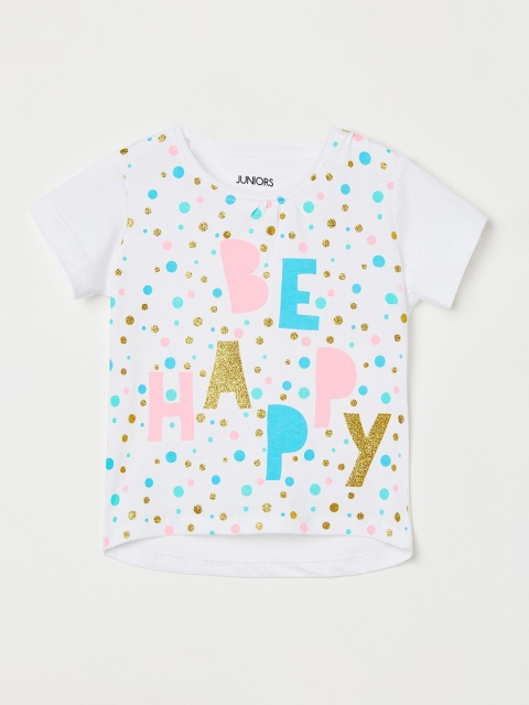 

Juniors by Lifestyle Girls White Printed Top