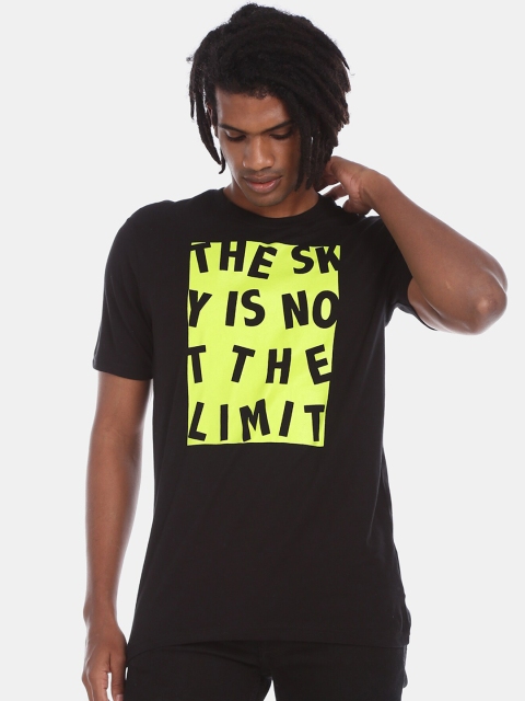 

Colt Men Black Printed Round Neck T-shirt