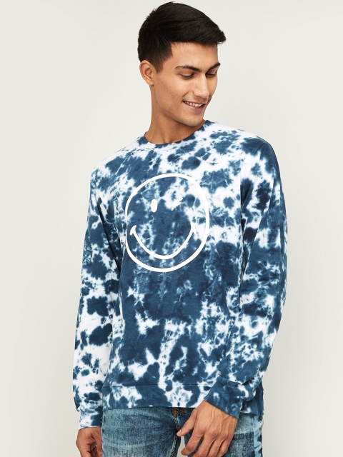 

Smiley World Men White Printed Sweatshirt