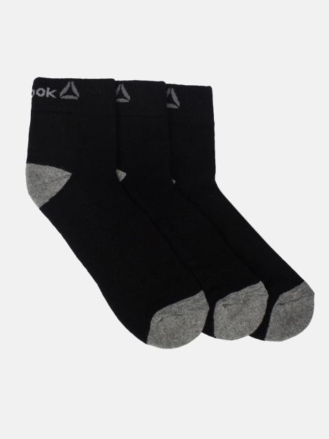 

Reebok Men Pack Of 3 Assorted Ankle-Length Socks