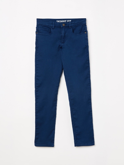 

Bossini Girls Blue Regular Fit Solid Regular Trousers
