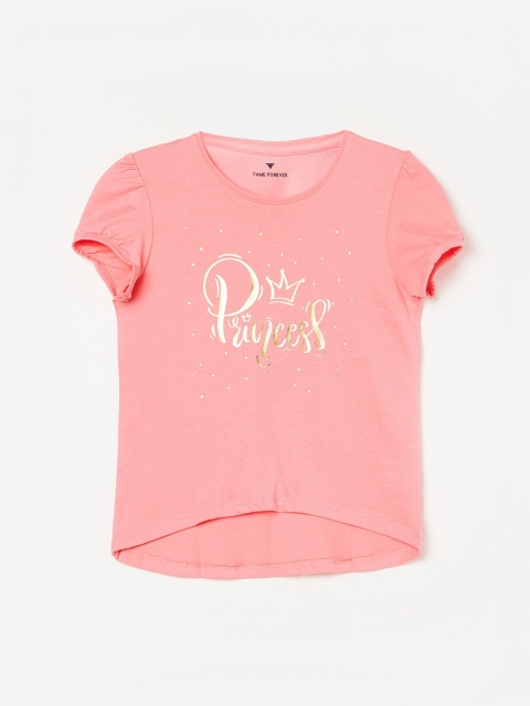 

Fame Forever by Lifestyle Girls Pink Printed Top