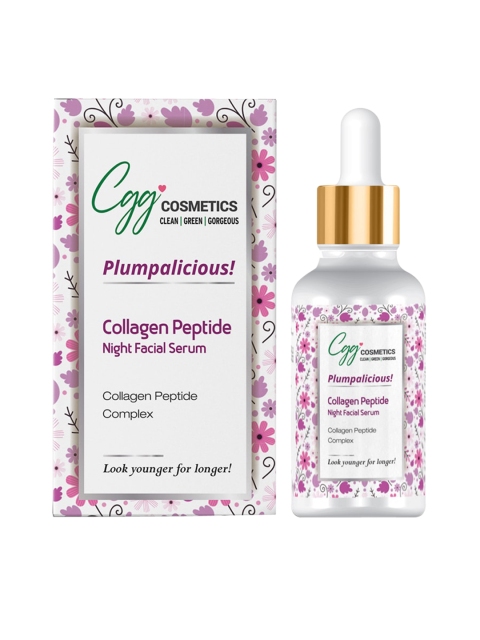 

CLEAN GREEN GORGEOUS Collagen Peptide Night Facial Serum 30ml, Cream