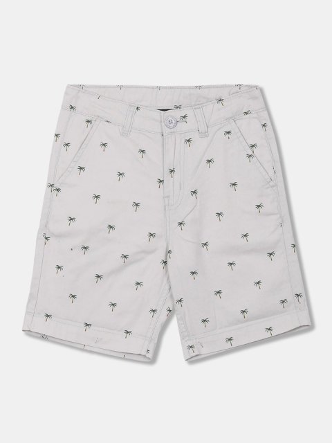 

Cherokee Boys Off-White Printed Regular Fit Regular Shorts