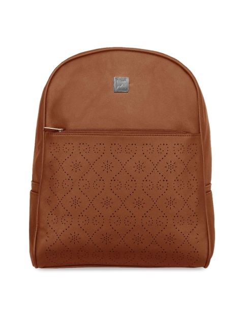 

Mounthood Women Brown Solid Backpack