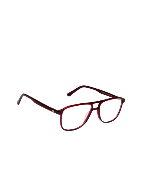 

David Blake Unisex Maroon Solid Full Rim Aviator Frames EWDB2392MWZDB8002C5