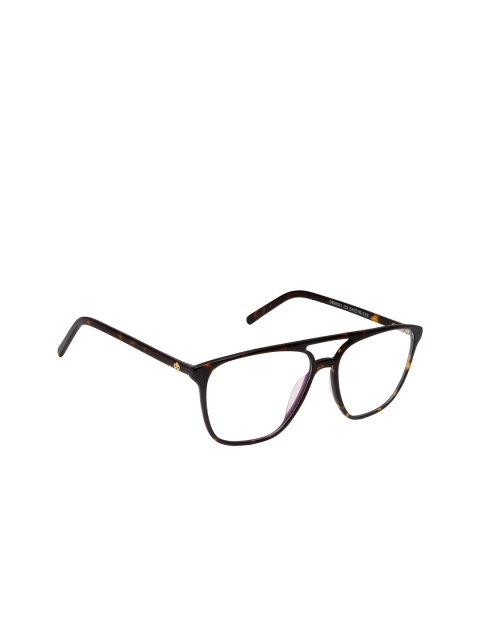

David Blake Unisex Brown Solid Full Rim Aviator Frames EWDB2384MWZDB8001C3