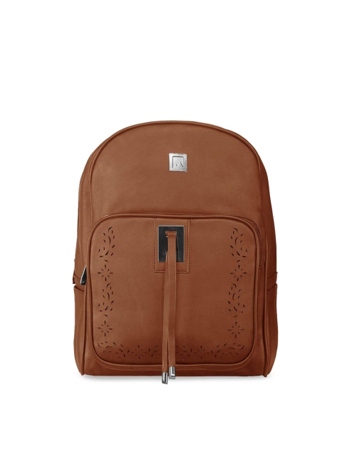 

Mounthood Women Brown Solid Backpack