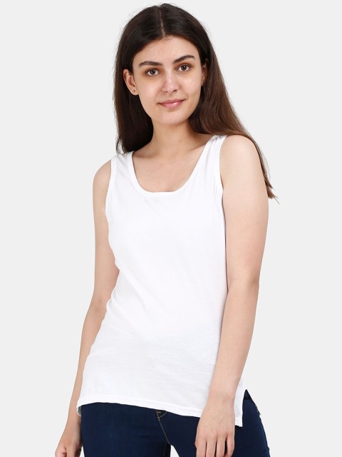 

Softline Butterfly Women White Solid Non-Padded Camisole