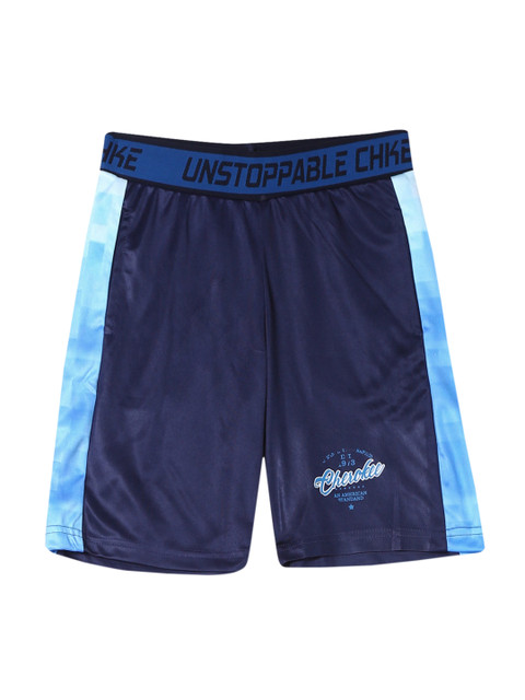 

Cherokee Boys Navy Blue Solid Regular Fit Shorts