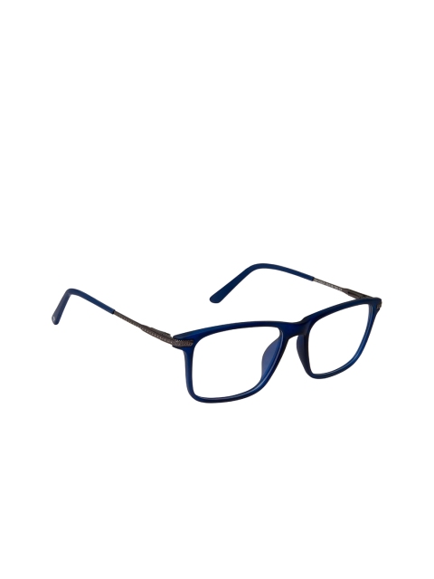 

David Blake Unisex Blue Solid Full Rim Rectangle Frames EWDB2373MWZKM006C4
