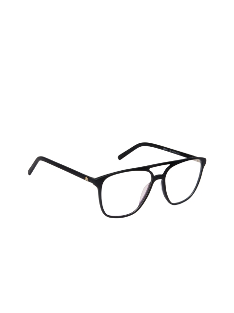 

David Blake Unisex Black Solid Full Rim Aviator Frames EWDB2383MWZDB8001C2