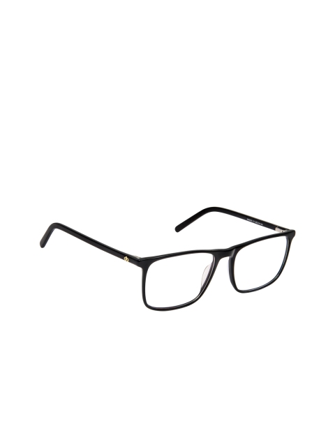 

David Blake Unisex Black Solid Full Rim Rectangle Frames EWDB2406MWZDB8005C1