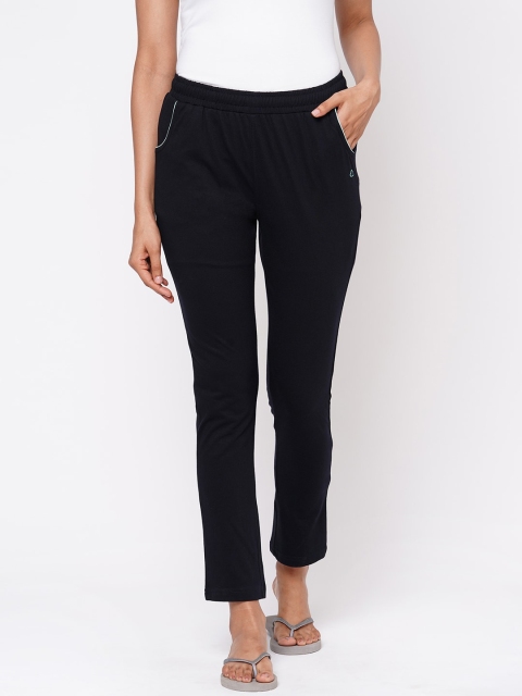 

Sweet Dreams Women Black Solid Lounge Pants