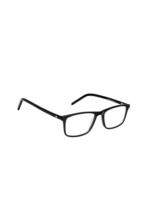 

David Blake Unisex Black Solid Full Rim Rectangle Frames EWDB2416MWZDB8006C5