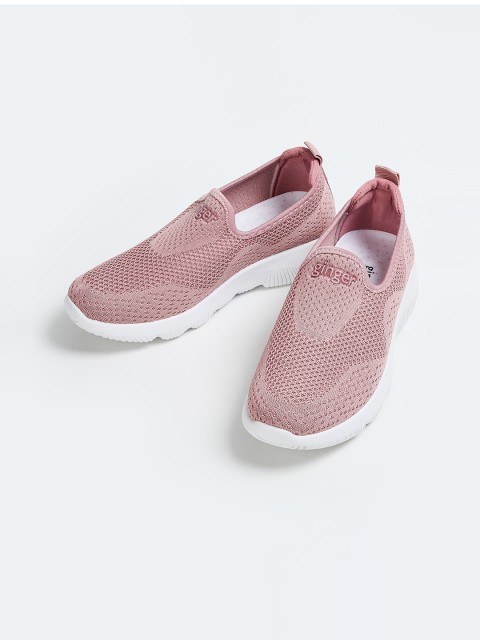 

Ginger by Lifestyle Women Pink Slip-On Sneakers