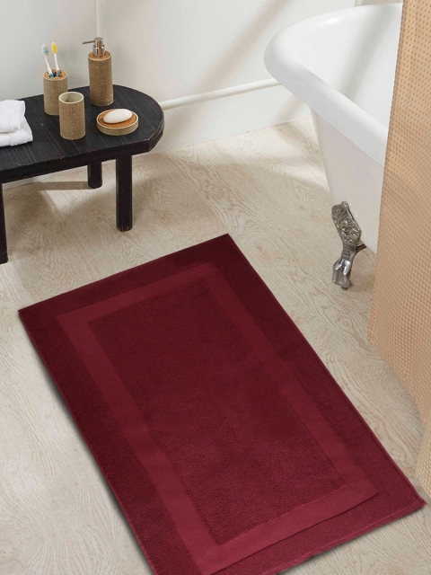 

Trident Maroon Solid Classic Plus Bathmat
