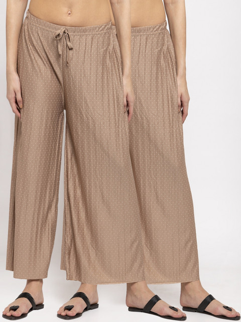 

NEUDIS Women Beige Printed