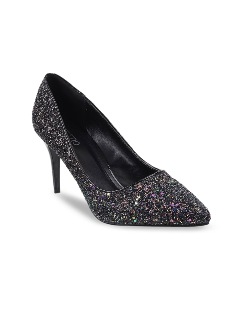 

Metro Women Black Embellished Pumps