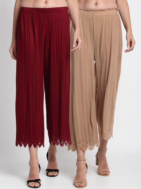 

NEUDIS Women Maroon Solid