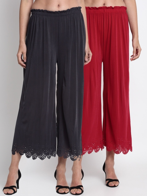 

NEUDIS Women Maroon Solid