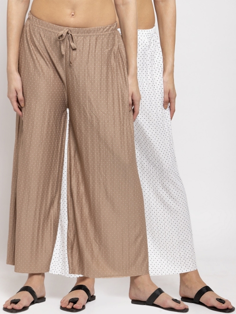 

NEUDIS Women Beige Printed