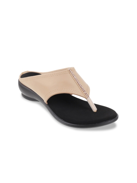 

Metro Women Peach-Coloured Embellished Sandals