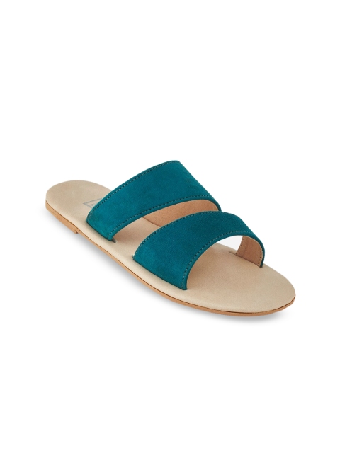 

POSTCARD Women Beige Solid Open Toe Flats