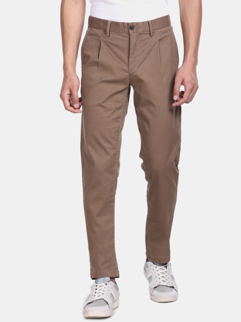 

Arrow Sport Men Brown Regular Fit Solid Regular Trousers