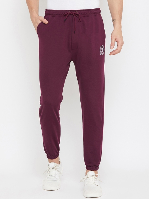 

Marvel Avengers Men Maroon Solid Joggers
