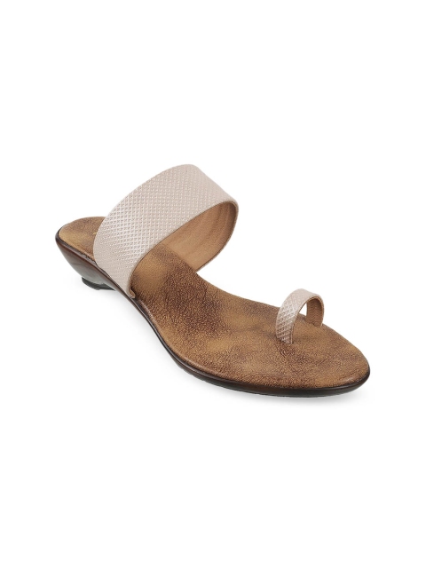 

Metro Women Beige Embellished Block Heels