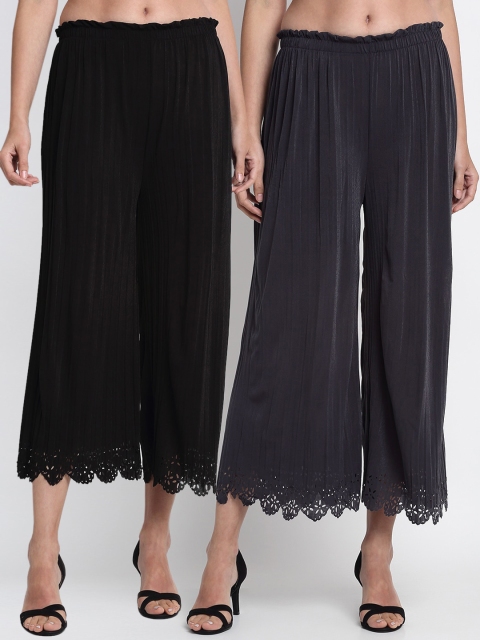 

NEUDIS Women Black Hem Design